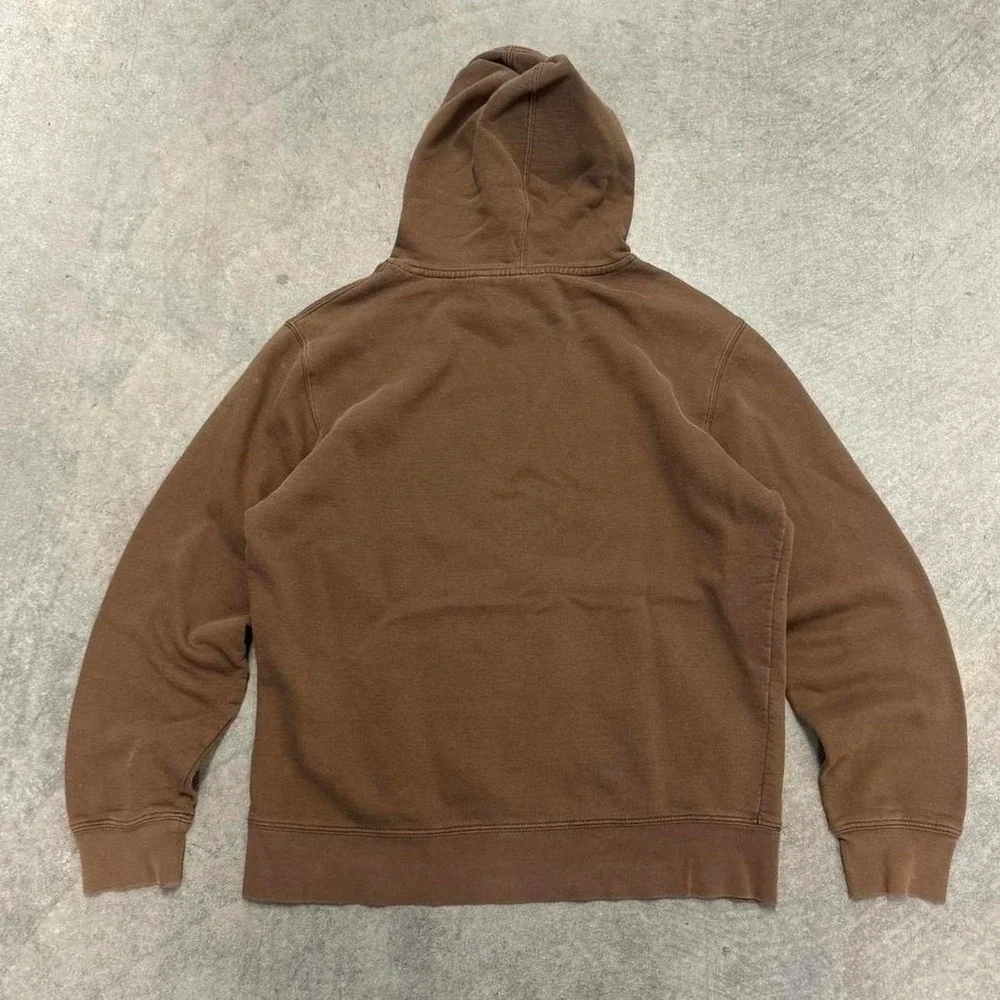 Vintage Aeropostale Camo Hoodie Brown Unisex Earthtone Essential Sweatshirt